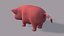 3D pig cartoon v03 animal