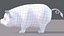 3D pig cartoon v03 animal