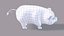 3D pig cartoon v03 animal