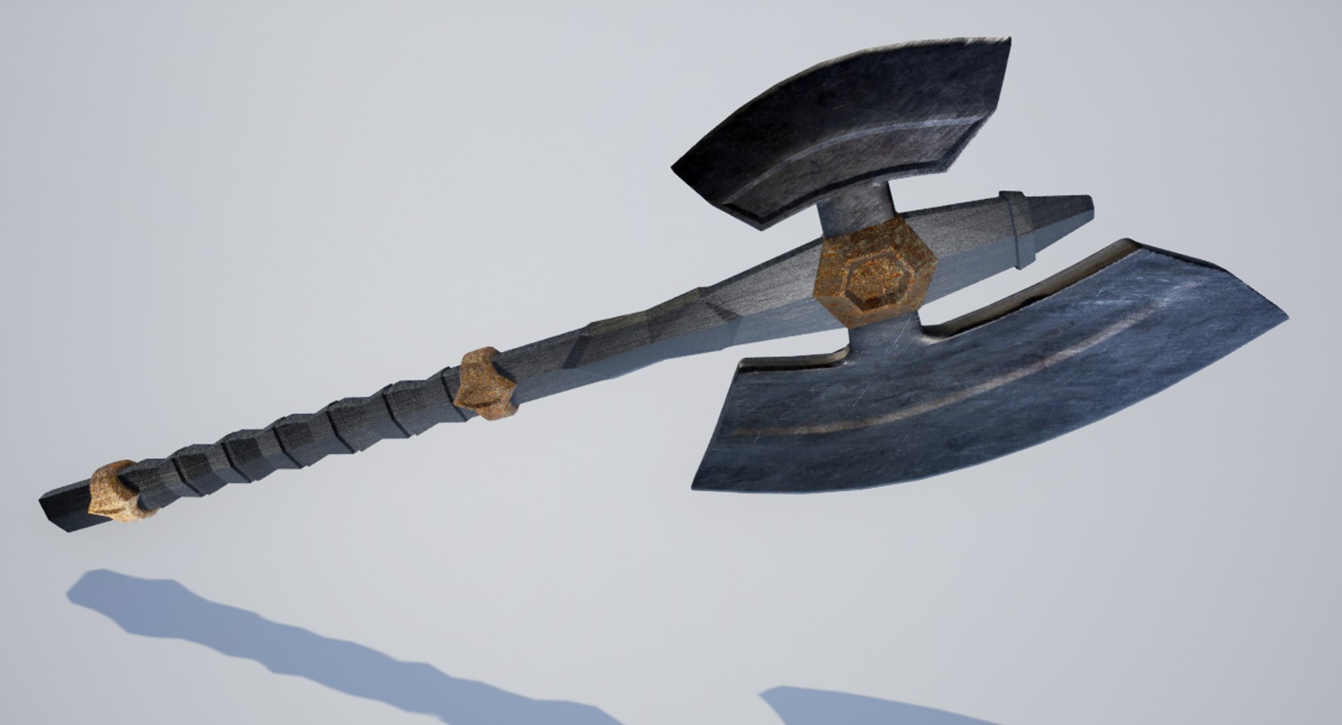 3d Model Battle Axe