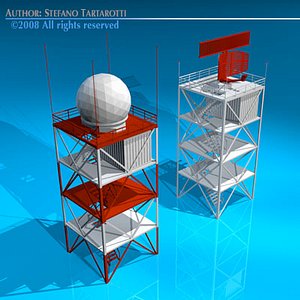 Airport radar towers