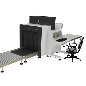 3D airport x-ray machine security