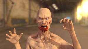 3d model zombie