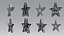 forma de estrella