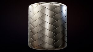 Steel Braid Hose customizable PBR material textures