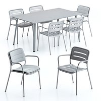 Kettal Village Dining Table and Chair