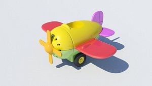 toy airplane 3d model