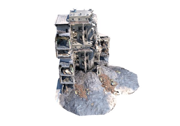 3D Destroyed Buildings Model - TurboSquid 1713732