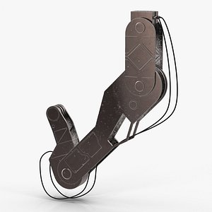 Anodized Industrial Joint 3D Model