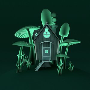 Infected house scenery