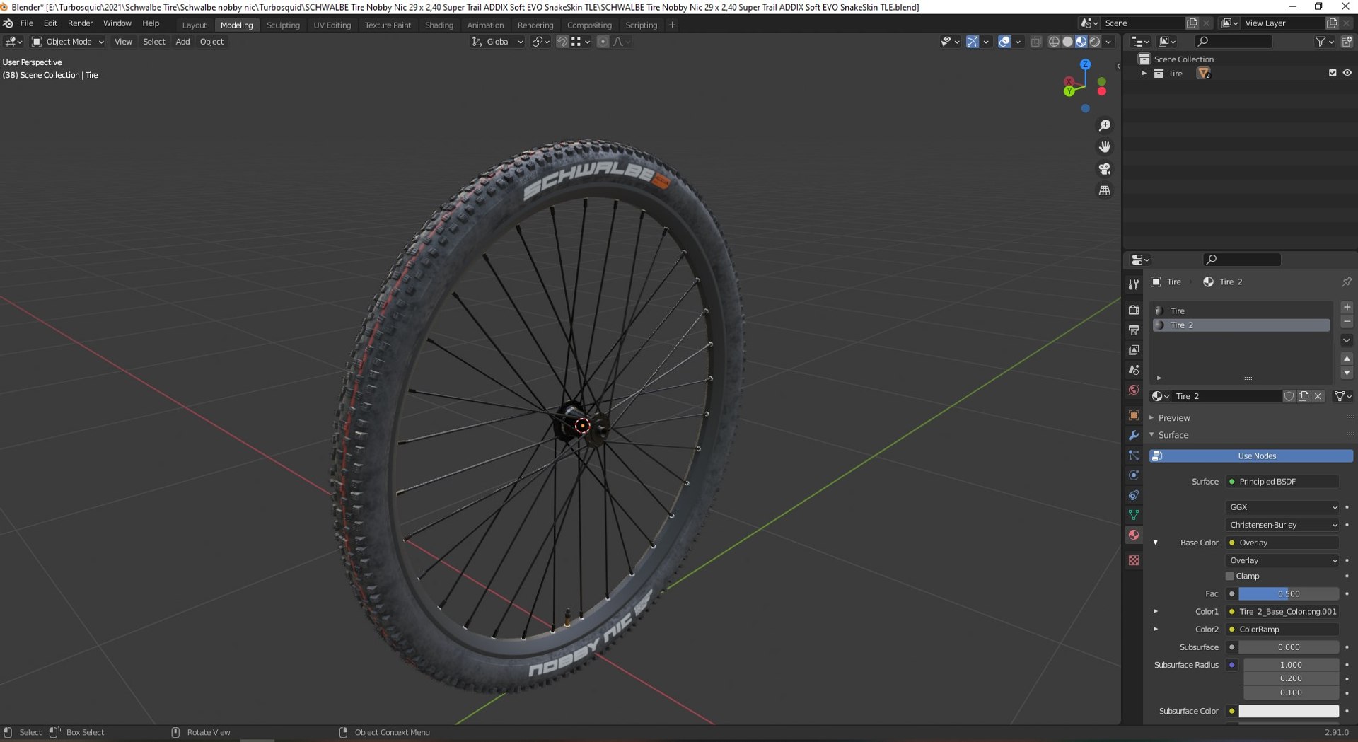 SCHWALBE Tire Nobby Nic 29 x 2,40 Super Trail ADDIX Soft EVO SnakeSkin TLE 3D https://p.turbosquid.com/ts-thumb/YW/iyJnuV/Yf/screenshot_1/jpg/1637333821/1920x1080/fit_q87/4506889eb3317b9c9889b59b6d1965b21f5b28e7/screenshot_1.jpg