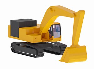 Excavator Construction EC850 Simplified 3D