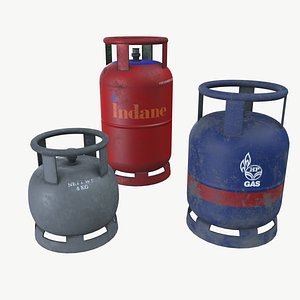 3D Gas Cylinder model