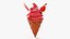 Strawberry Ice Cream Cone