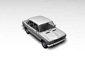 old lada-2106 3d model