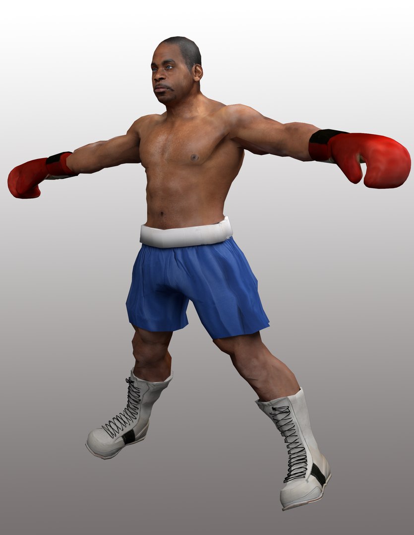 boxer 3d fbx