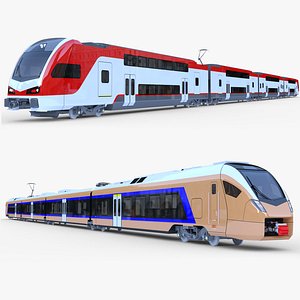 Stadler Kiss USA and Europe 3D model