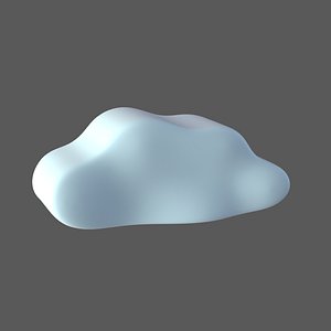 3D Cartoon Cloud 3