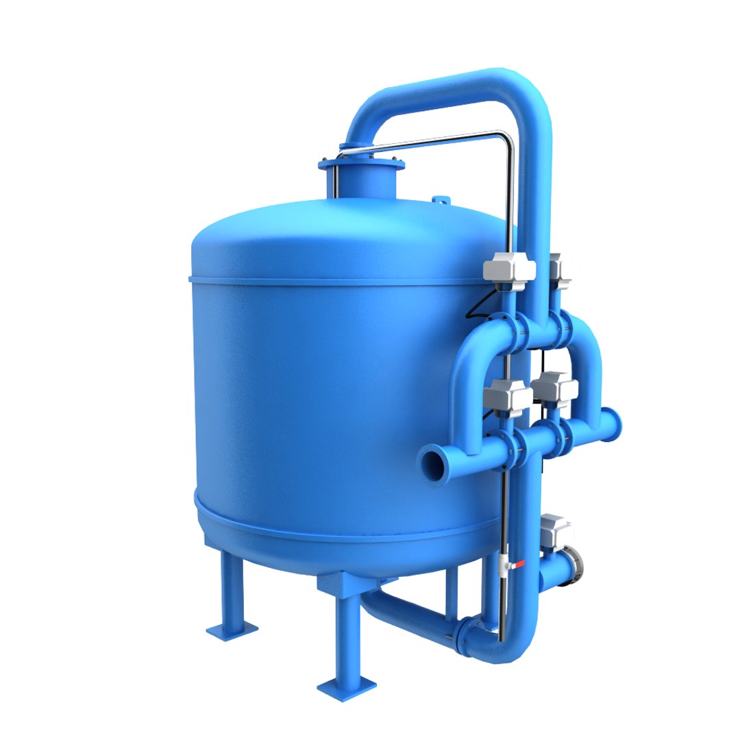 Chilled Water Stream Filtration Model TurboSquid 1274482