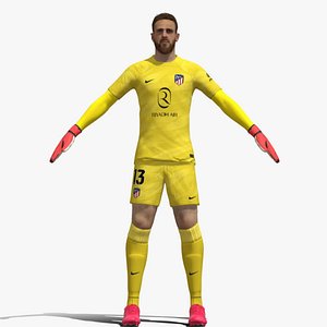 T-Pose Rigged Jan Oblak Atletico Madrid 24-25