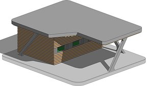 3D Solid Waste 3d model Revit and 3ds max