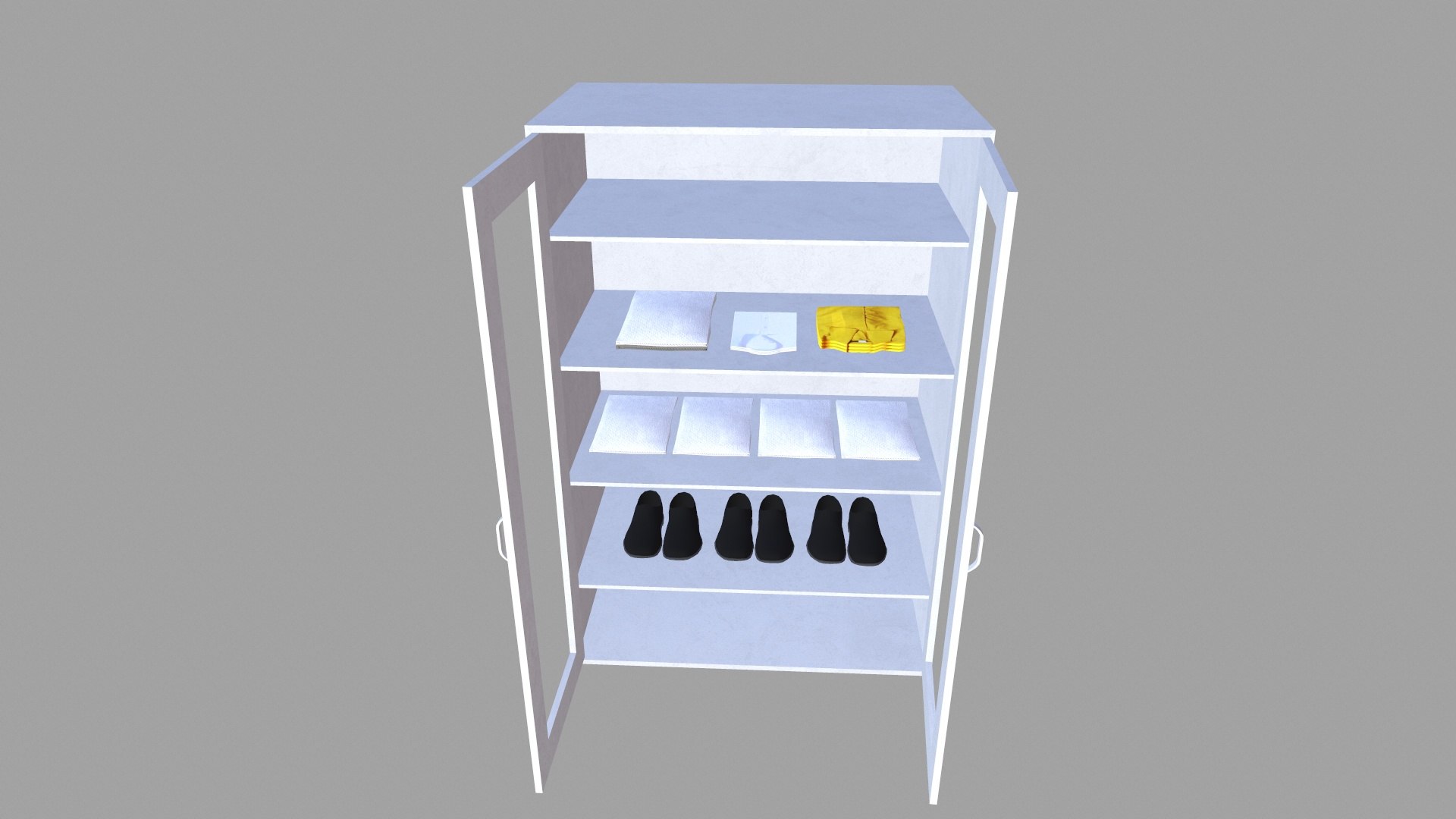 Rack And PPE Kit Model - TurboSquid 2318348