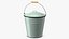 Secchio smaltato blu con coperchio 5L