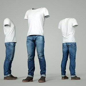 3D male clothing outfit