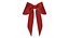 3D model red bow