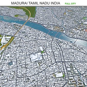 3D model Madurai Tamil Nadu India