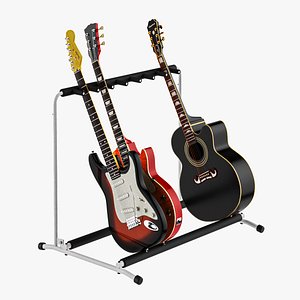 Guitars on Guitar Rack