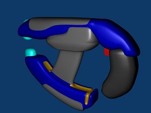 plasma pistol 3d model