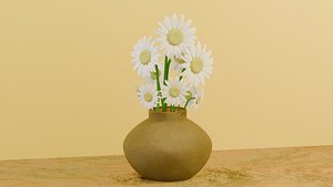Daisy Flower 3D