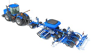 new holland tractor seed 3D model
