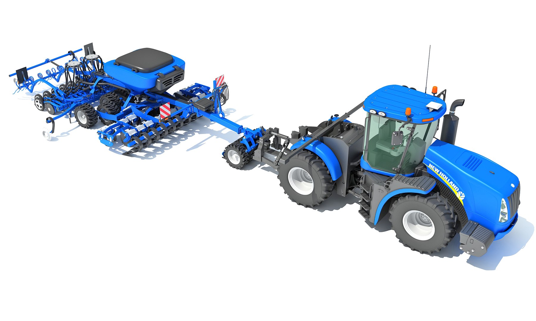 New holland tractor seed 3D model - TurboSquid 1456281
