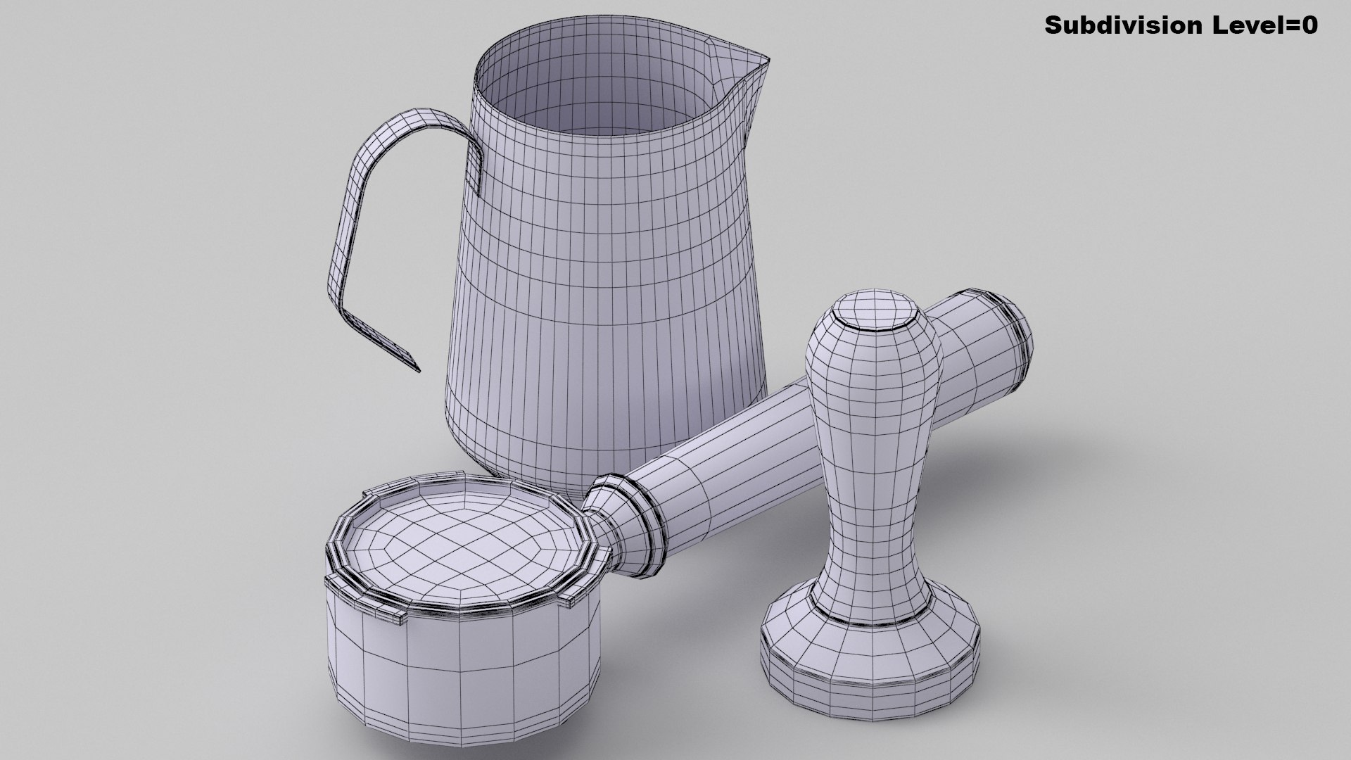Coffee Making Collection model https://p.turbosquid.com/ts-thumb/YX/LedHWS/Nr/portafilterset11/jpg/1640368593/1920x1080/fit_q87/7bee32d2a3cd783f1167c833267bb94f2b610d63/portafilterset11.jpg