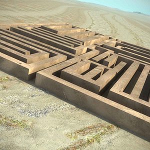 labyrinth desert scene maze max