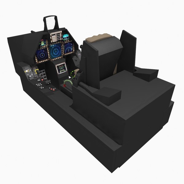 F22コックピット3Dモデル - TurboSquid 2227845