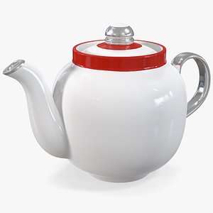 3D vintage soviet teapot