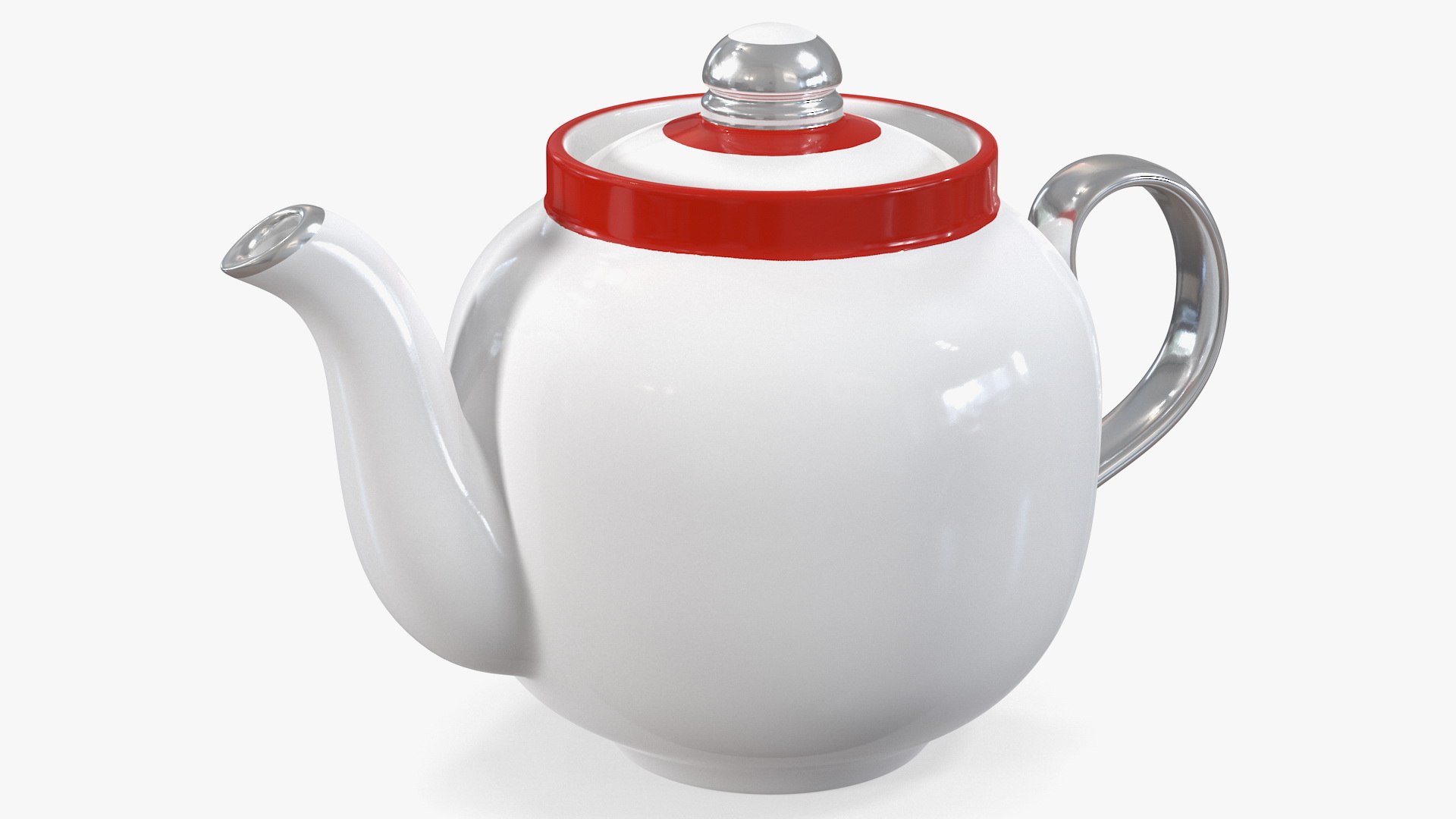 Vintage Soviet Teapot 3D model preview