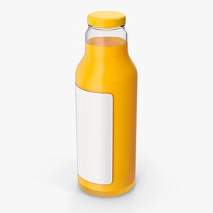3D Juice Glass Bottle