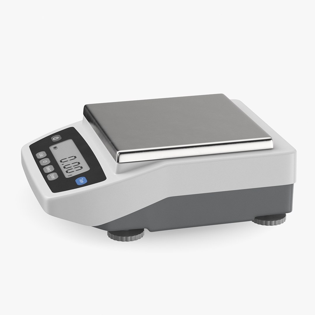 Digital Scales 3D Model - TurboSquid 1471444