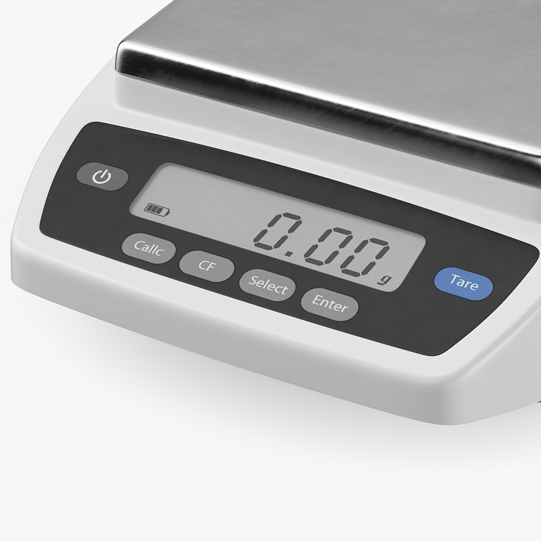 Digital Scales 3D Model - TurboSquid 1471444