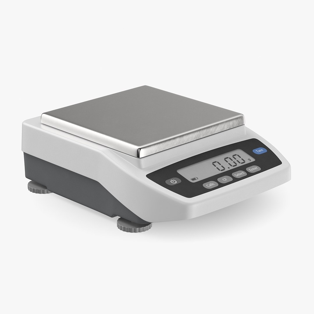 Digital Scales 3D Model - TurboSquid 1471444