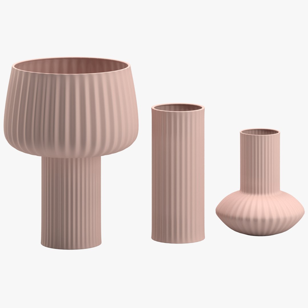 3D Vase 37 Set - TurboSquid 1649050