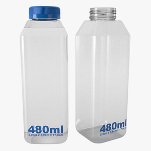 bottle 480ml 3D model