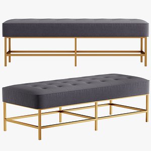 Restoration Hardware Blake Bench 3D model