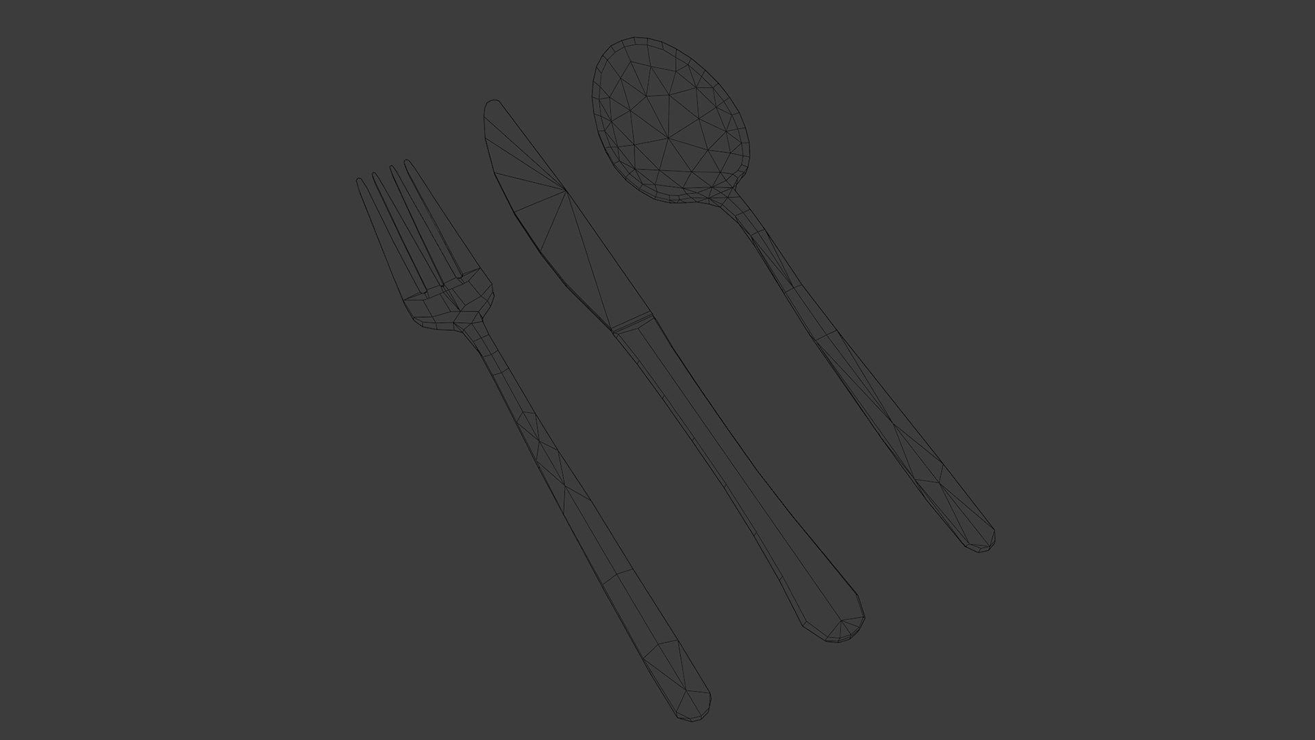 Low-poly Cutlery 3D model https://p.turbosquid.com/ts-thumb/YX/mLKVuR/ma/wires/png/1634222021/1920x1080/fit_q87/cdfa10a1ee7053c6140934fbfb09aad8541c6f57/wires.jpg