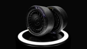 Sport Car wheel Nissan 300zx Low-poly 3D model 3D