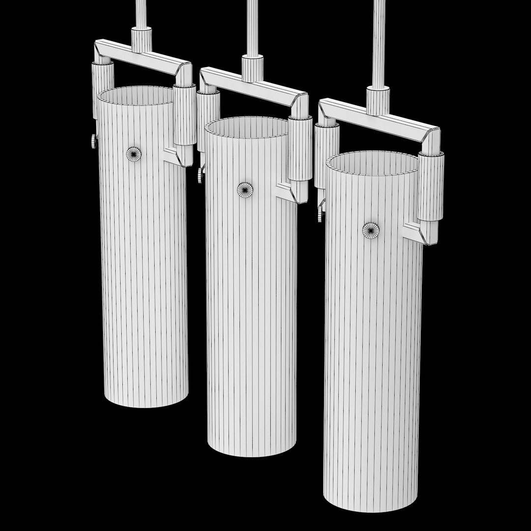 3D Machinist Glass Cylinder Pendant Model TurboSquid 1376184